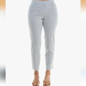 NWT Zac & Rachel Navy and White Striped Pants 3X